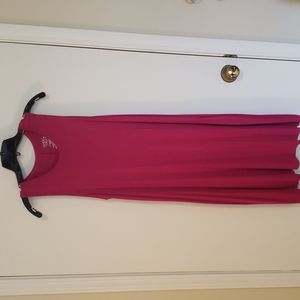 Time and Tru knit dress M hot pink